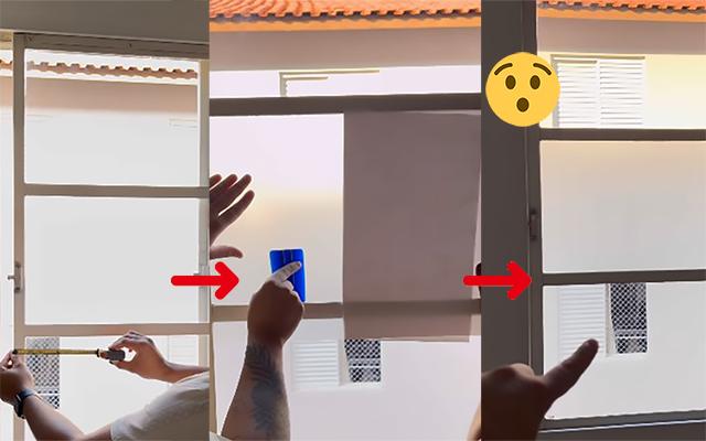 Adeus vizinhos fofoqueiros: com apenas R$ 30 resolvi o problema de falta de privacidade da minha janela sem perder a claridade