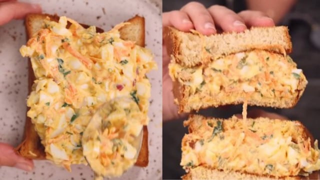 Adeus pão com ovo sem graça: aprenda a fazer um sanduíche de salada de ovo cheio de proteína e sabor