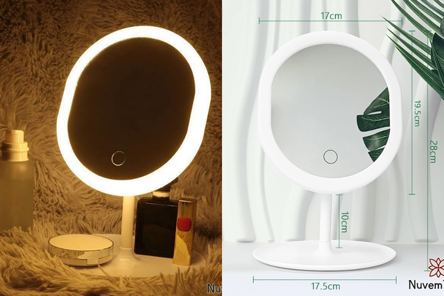 Portátil e prático, perfeito para gravação de stories e maquiagens detalhadas (Foto de: Shopee).