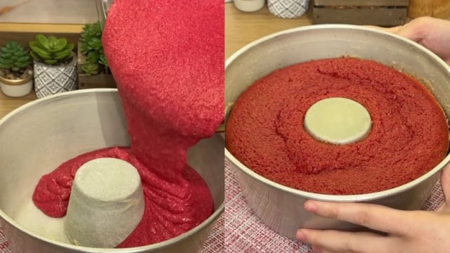 O segredo para manter a cor bonita da massa, mesmo depois de assada, é usar suco de limão (Créditos: Reprodução/@mmreceitasbr/Instagram)