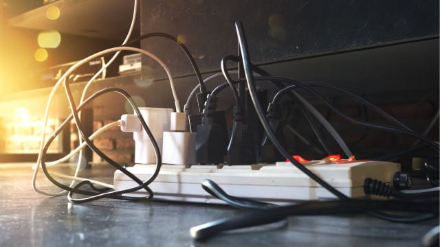 Em hipótese alguma ligue esses aparelhos numa régua de tomadas: isso pode colocar sua vida em risco