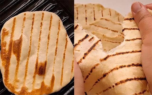 Depois que eu aprendi a fazer esse pão sírio caseiro, nunca mais comprei no mercado