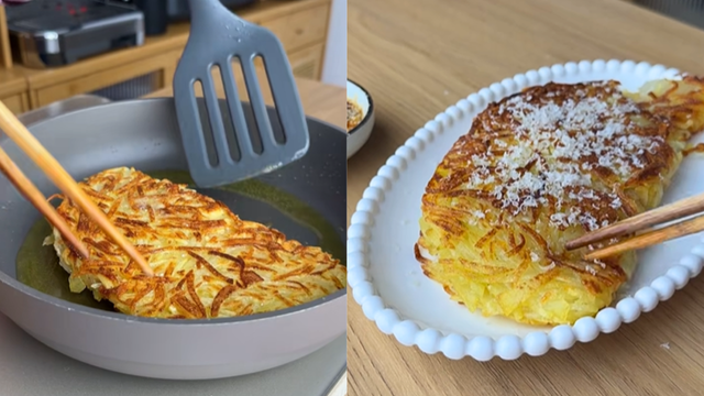 A panqueca coreana que viralizou em reality gastronômico mostra um jeito diferente de comer batatas: crocante, simples e barato