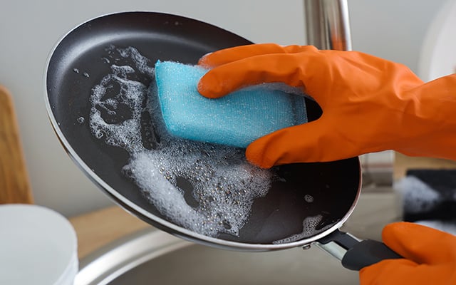 Com quantos anos você descobriu que a esponja de louça precisa ser trocada nessa frequência?