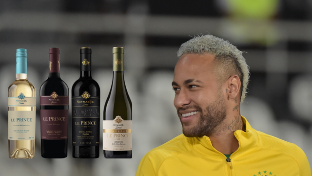 Nem futebol, nem apostas: Neymar lança marca de vinhos com garrafas que chegam a R$ 50 mil e já vendeu 300 mil unidades