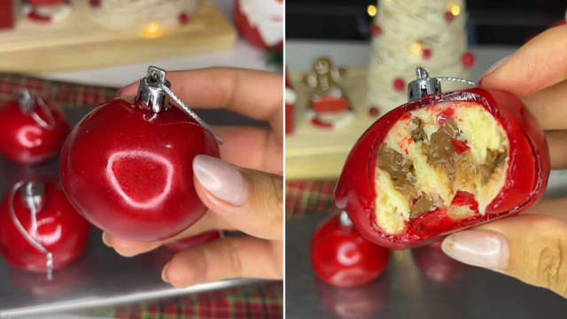 Bolinha de Natal do amor: esse docinho charmoso vai decorar a sua árvore e ainda servir de sobremesa no final da ceia