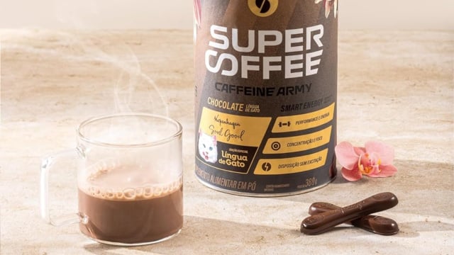 O favorito da internet! Supercoffee está mais barato na Amazon, incluindo Língua de Gato e um kit com 3 sabores