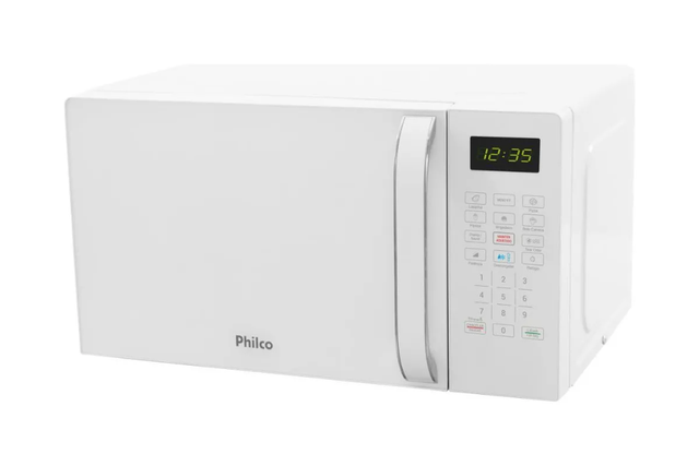 Micro-ondas compacto para refeições rápidas e práticas (Divulgação: Mercado Livre).