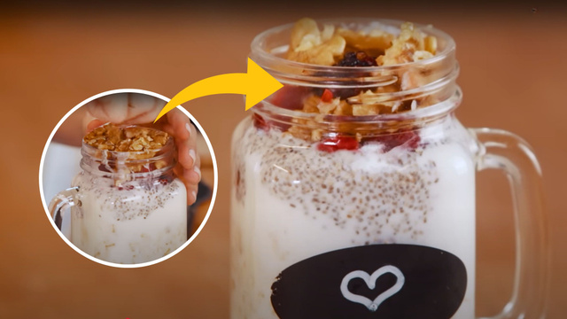 Aveia dormida é o café da manhã saudável para quem acorda preguiçoso: como fazer overnight oat