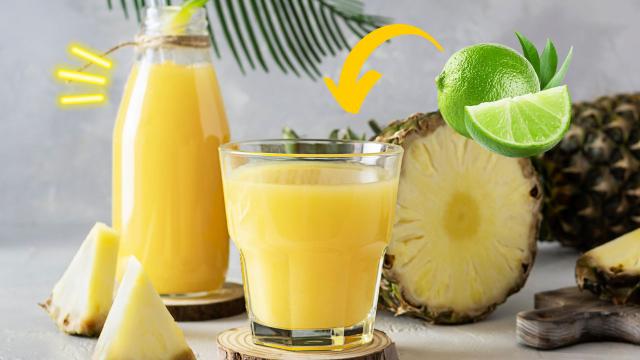 Abacaxi com limão: suco com as frutas tem benefícios preciosos e ainda é refrescante, veja como fazer!