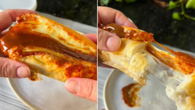 Esse é o jeito mais gostoso de comer pão, não importa se é no café da manhã ou no lanche da tarde!