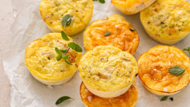Além de aproveitar sobras de arroz, esse muffin é rico em proteínas e baixo em calorias (Créditos: Shutterstock)