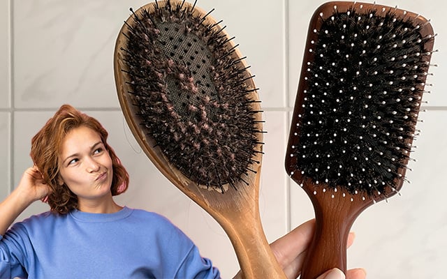 6 maneiras inesperadas e geniais de reutilizar suas escovas de cabelo velhas em casa
