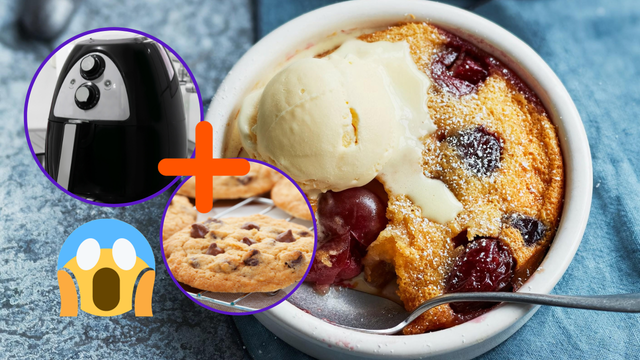 Cookie na airfryer pronto em menos de 15 minutos é o lanche perfeito para a família toda