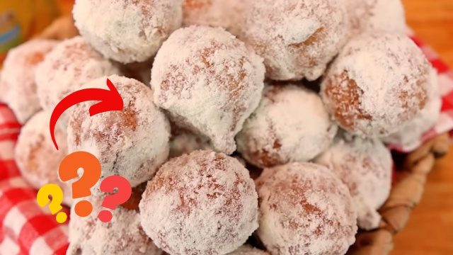 Esse bolinho de chuva nevado tem uma cobertura diferente (não é açúcar!) e combina com qualquer clima