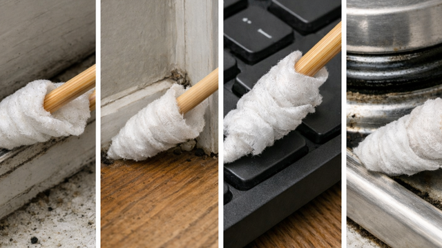 É só espetar um palito de madeira em um lenço de papel umedecido… todo mundo pergunta por que só descobriu isso agora