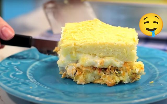Torta de frango cremosa de liquidificador: receita fácil e massa que derrete na boca, a família toda agradece