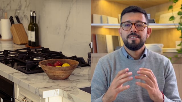 David López, engenheiro civil: "Não coloquem mármore na cozinha, ele está sendo substituído por duas soluções mais práticas."