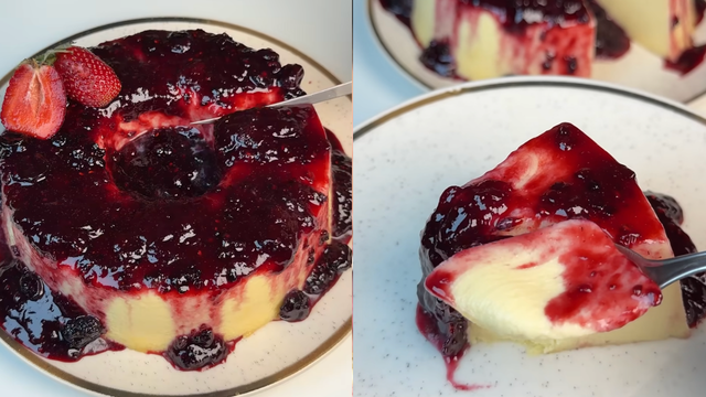Vou fazer no Dia dos Namorados: pudim de chocolate branco com geleia de frutas vermelhas é a sobremesa perfeita