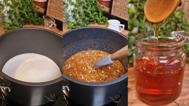 Passo a passo para preparar calda de caramelo para pudim, bolos e outros doces. (créditos: Reprodução/ Youtube Ana Zambrin ) 