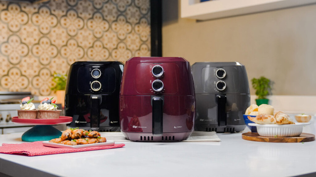 A air Fryer WAP Family Antiaderente 4L é perfeita para preparar alimentos em grandes quantidades (Imagem: WAP)
 