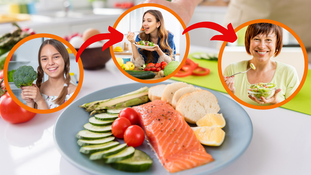 Esses são os melhores alimentos para comer em cada década de vida, segundo a ciência