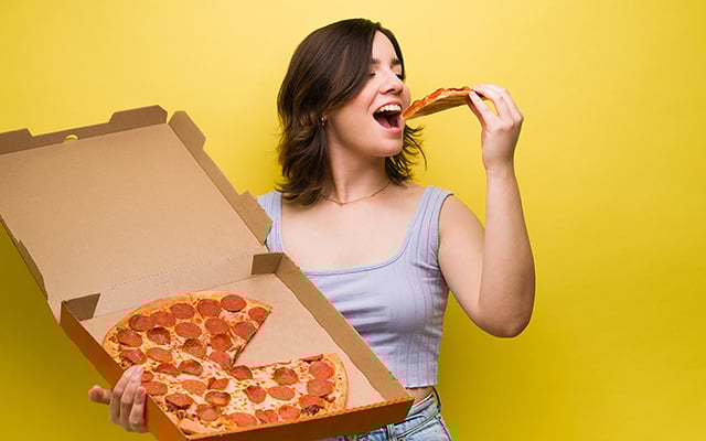 Por que as caixas das pizzas não são redondas?