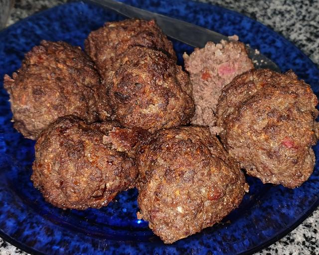Bolinho de carne diferente na Air Fryer (Créditos: Marco Aurelio)