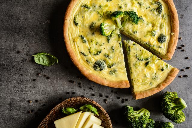 Quiche de brócolis. (créditos: Shutterstock) 
 