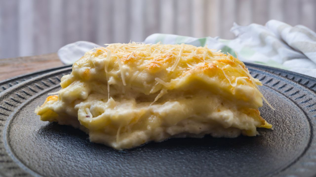 A lasanha aos 4 queijos é a favorita no Dia dos Pais (Crédito: Shutterstock)