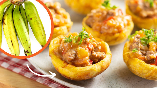 Todo mundo tá fazendo essa cestinha crocante de banana da terra: receita é fit e fácil de fazer