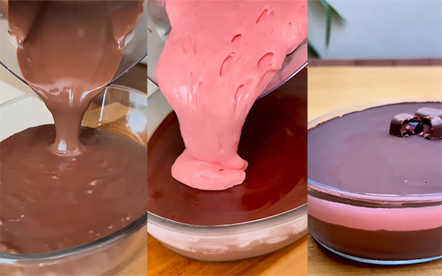 Procurando um doce de travessa rápido, fácil e que não precisa ir ao forno? Você vai amar essa receita de mousse sensação!