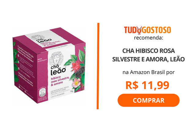 Chá Hibisco Rosa Silvestre e Amora, Leão