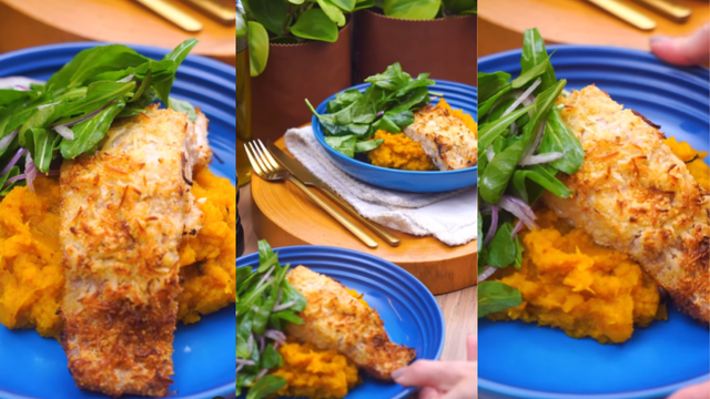 Nem panko, nem farinha de trigo: peixe suculento com crosta low carb é a receita crocante que você estava procurando