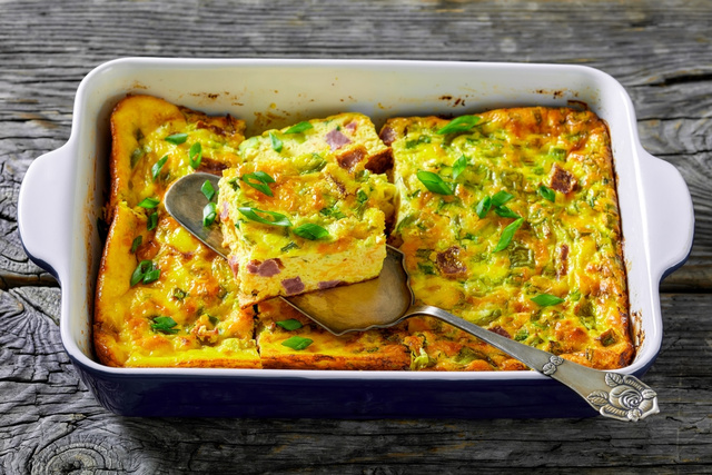 Prepare um delicioso omelete de forno antes de dormir. (créditos: Shutterstock) 