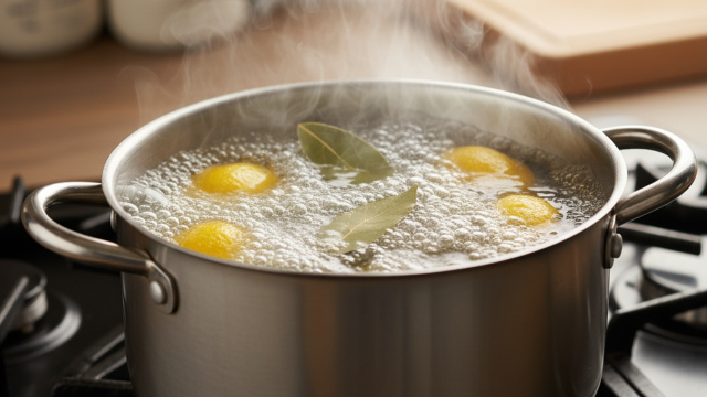 Ferver cascas de limão com folhas de louro em casa: para que serve e quais os benefícios