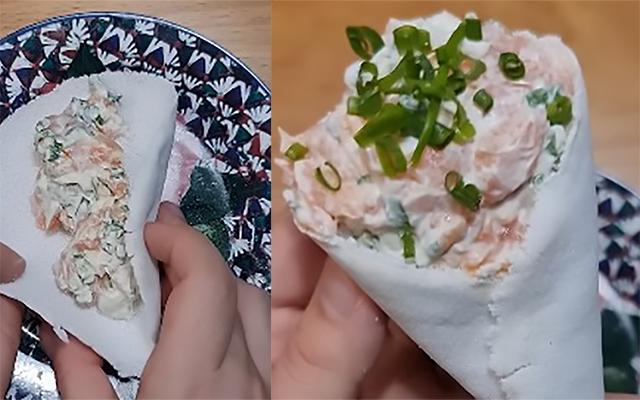 Será que os japoneses aprovam? Temaki na tapioca é a receita viral que está dando o que falar nas redes sociais