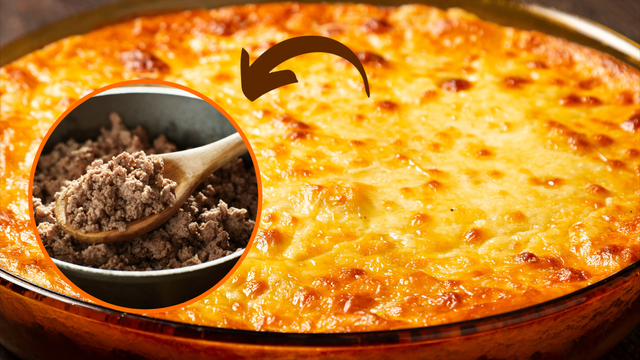 Para sua próxima refeição em família, experimente o gratinado de carne moída