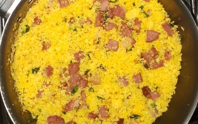 Farofa de cuscuz (Créditos: Valeria Souza/TudoGostoso)