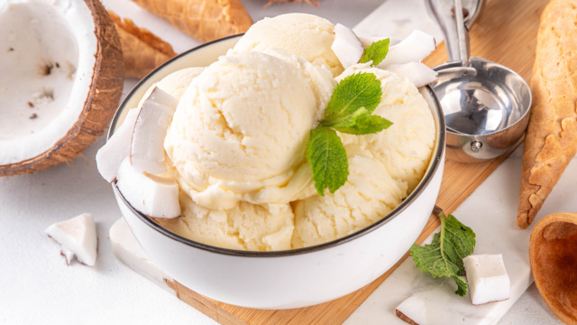 Esse sorvete é fácil de fazer e você e fica muito cremoso (Créditos: Shutterstock)