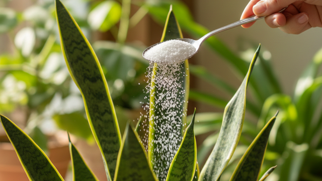 O truque do açúcar na espada-de-São-Jorge que os jardineiros não contam
