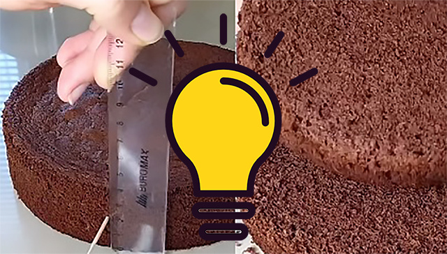 Com quantos anos você descobriu a melhor forma de cortar o bolo no meio pra rechear de um jeito fácil