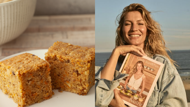 Nem leite, nem farinha de trigo: bolo de cenoura preferido de Gisele Bündchen é a receita sem glúten que adoro fazer para as crianças no lanche da tarde