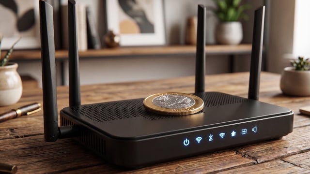 Colocar uma moeda em cima do roteador Wi-Fi: para que serve e por que recomendam fazer isso