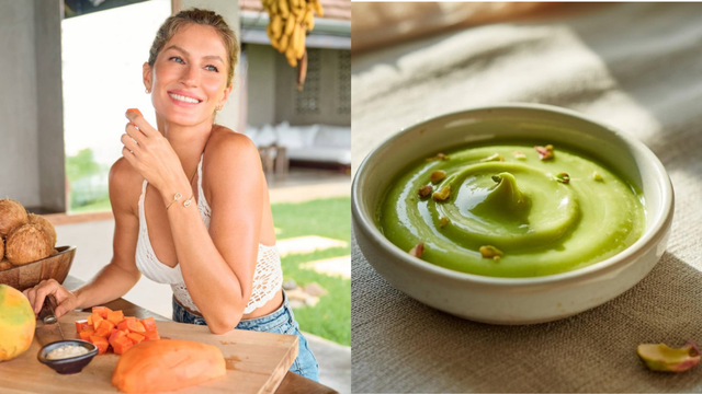 Nem limão, nem maracujá: a mousse favorita de Giselle Bündchen é feita com abacate e castanha-de-caju e fica pronta rapidinho