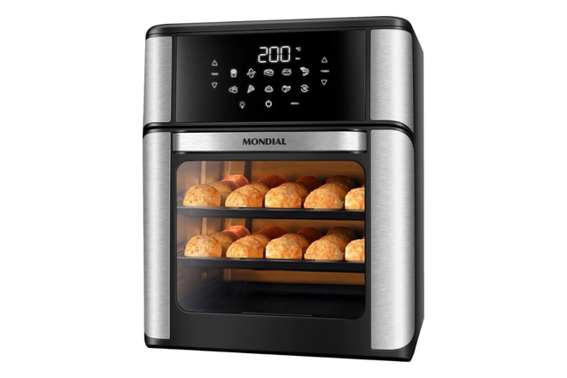 Painel digital com 10 funções pré-programadas (Divulgação: Amazon).