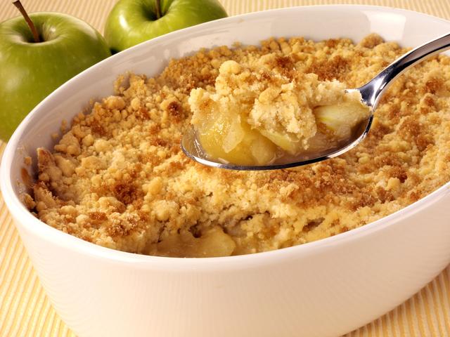Crumble de maçã. (shutterstock)