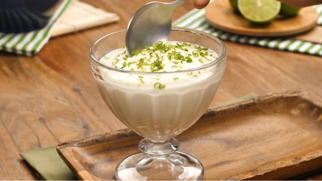 Mousse de limão rápido do TudoGostoso: sobremesa cremosa com apenas 3 ingredientes e pronta em poucos minutos