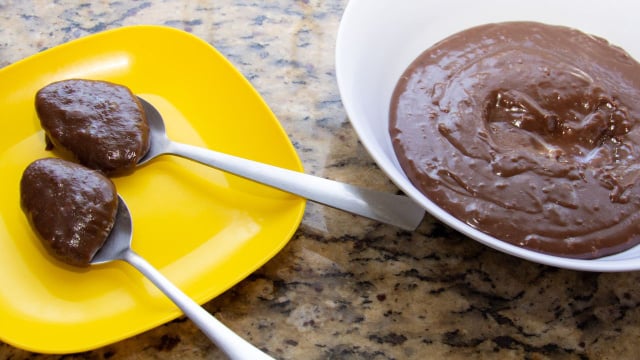 Fiz esse brigadeiro de colher zero açúcar e ficou delicioso igual o original!