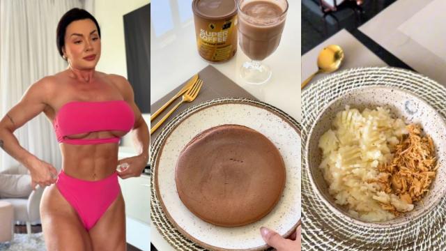 Musa fit revela tudo o que come em um dia para manter corpão e pessoas comentam: "Passaria muita fome"!